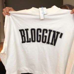 Blogging sweatshirt